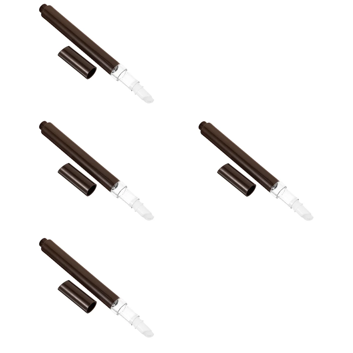 4-кратный блеск для губ контейнеры ручек инструменты ногтей многоразовая бутылка