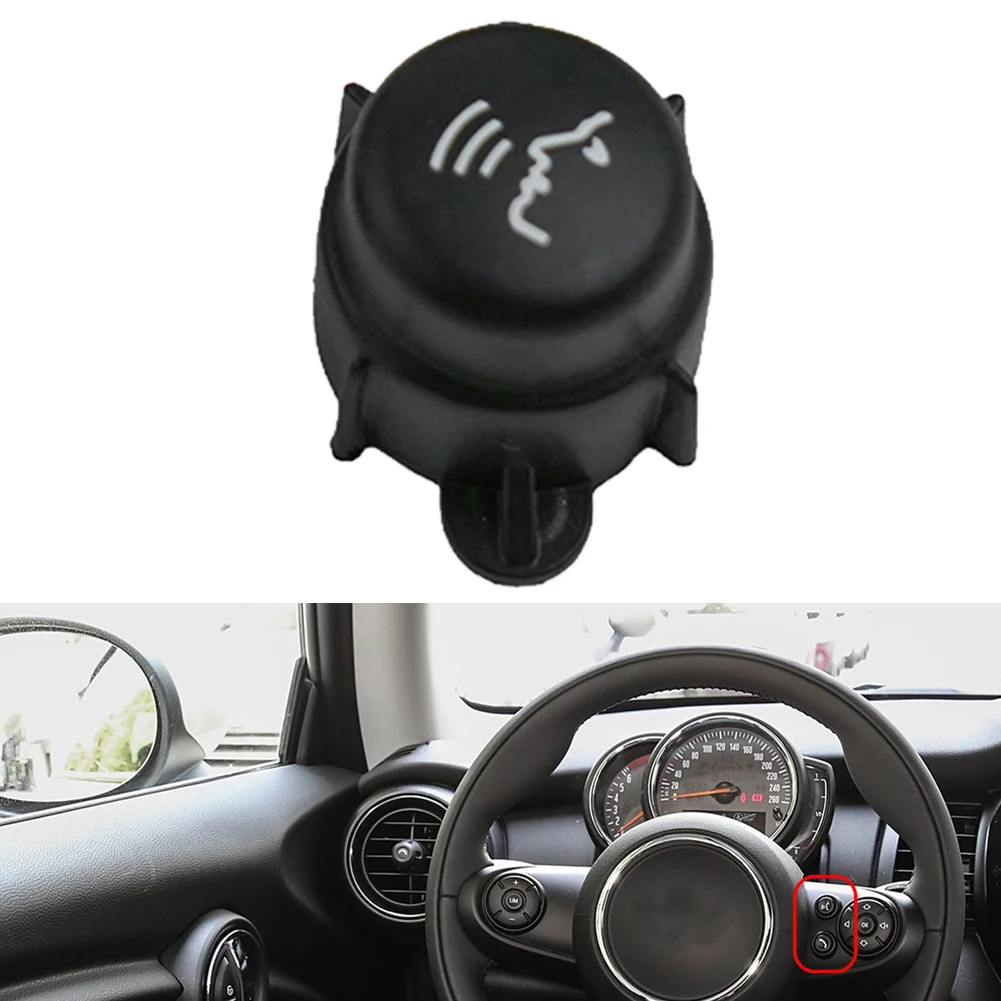 

Для MINI R55 R56 R57 крышка кнопки автомобиля крышка кнопки на руле автомобильные аксессуары черный простой в использовании чехол