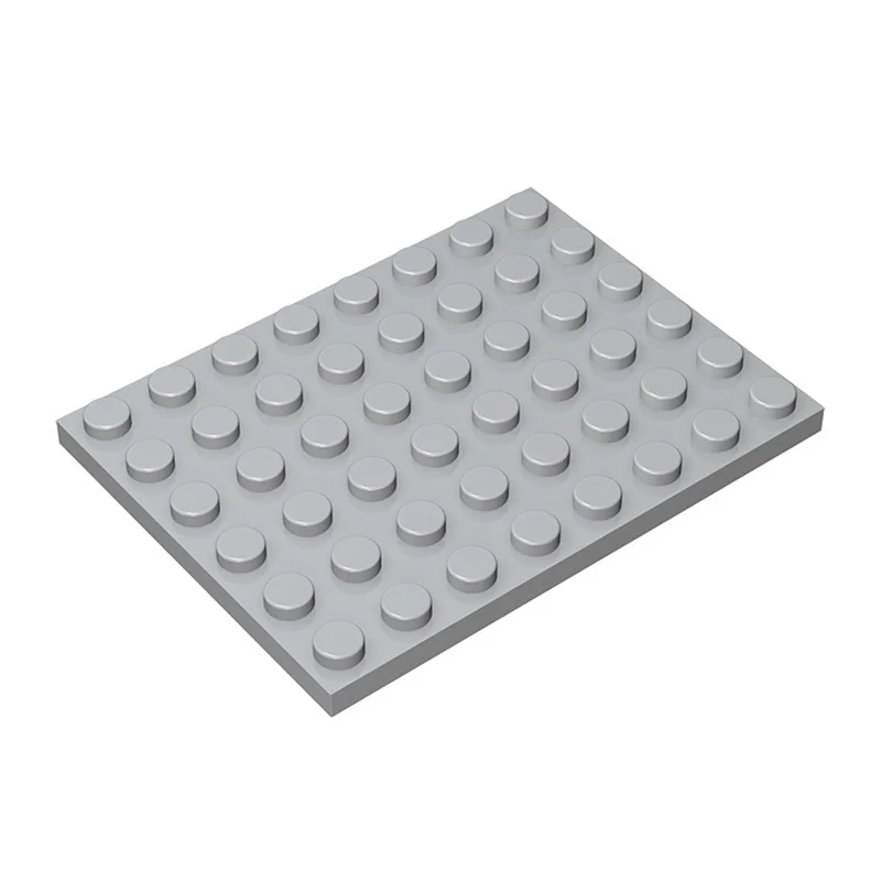 Фото 10 шт. 3036 Строительные блоки 6×8 с точками, базовые пластины MOC, отдельные детали, совместимые кирпичики, игрушки для самостоятельной сборки, подарок для детей №3