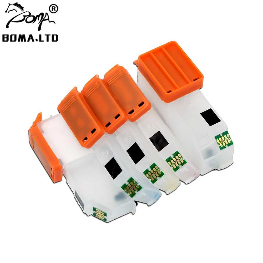 5 цветов T2730-T2734 пополняемый картридж с чернилами для Epson XP520 XP600 XP610 XP620 XP700 XP800 XP810 XP820