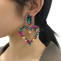 earrings for women luxury style exaggerated love fashion earrings 2022 sweet temperament catwalk hipster street earrings jewelry