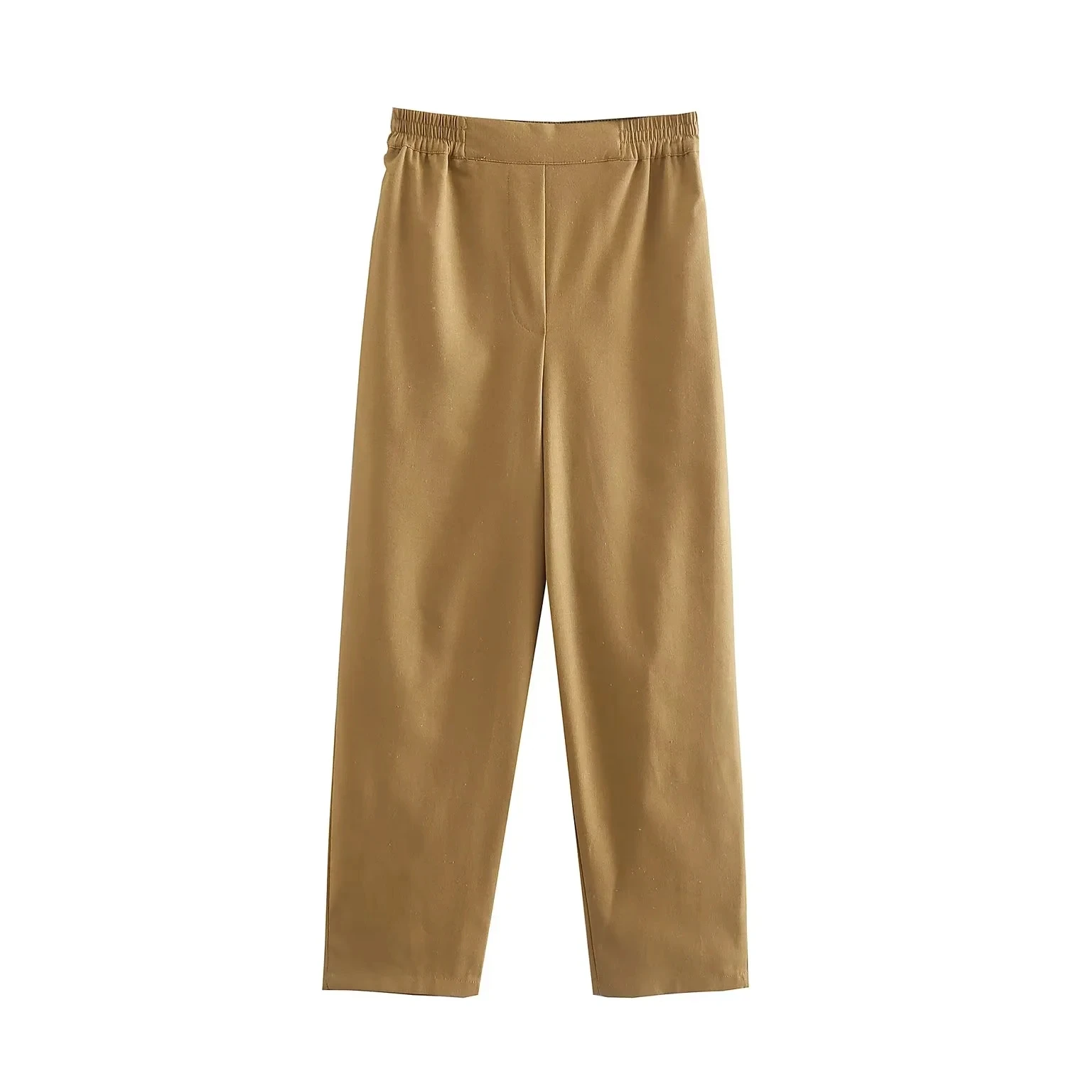 Dave&Di Casual Trousers Women Japanese Indie Folk Retro High Waist Loose Linen Harem Pants