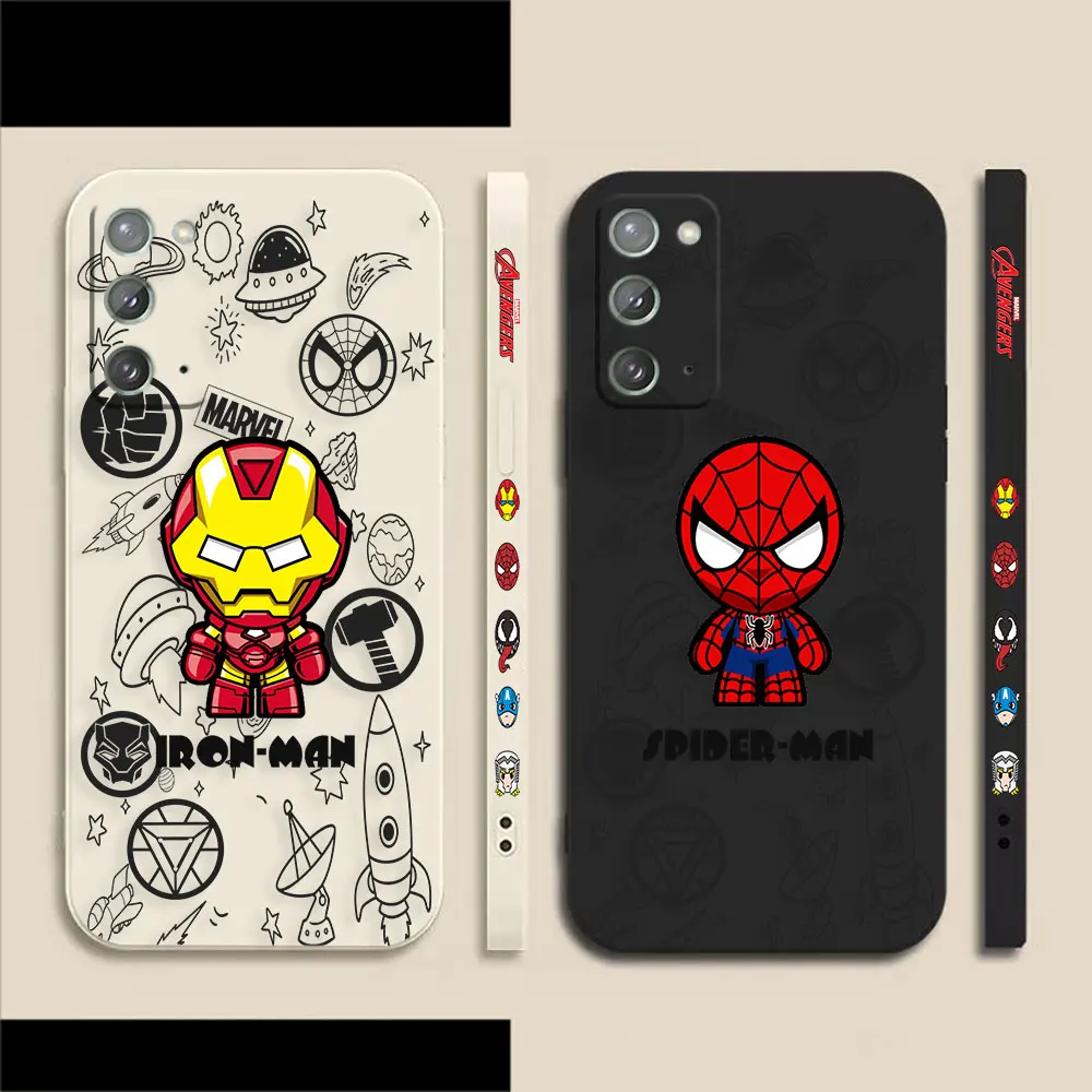 

Cartoon Marvel Iran Spider-Man Case For Samsung A50 A30 A20S A10S A10 A14 Note 20 10 M32 M22 A20 Pro Plus Lite Ultra 4G 5G Case
