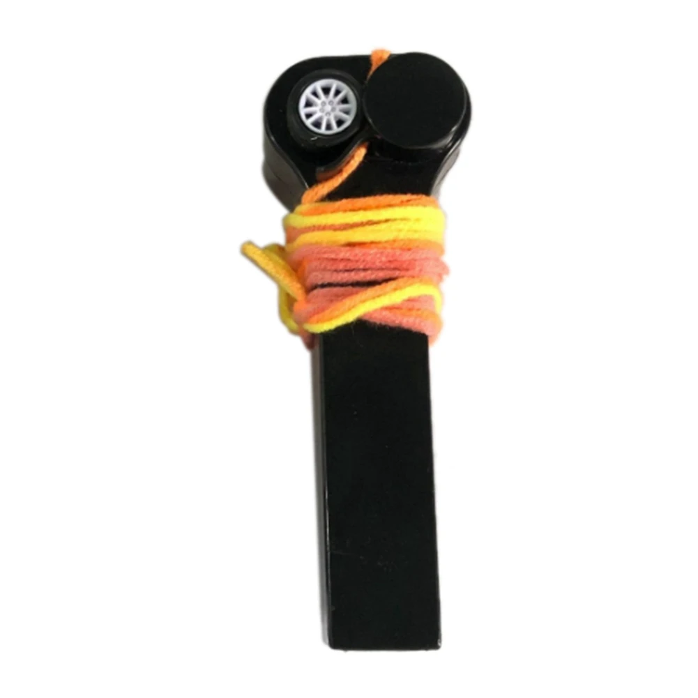 

Rope Launcher Propeller Zip String Rope Push Thruster Controller Cord Shooter Cool Kid Gift Props Black