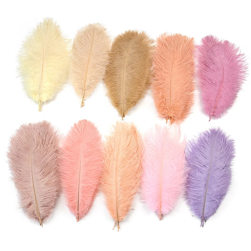 Макарон страусиные перья для рукоделия Ловец снов аксессуары ручной работы 10 шт.