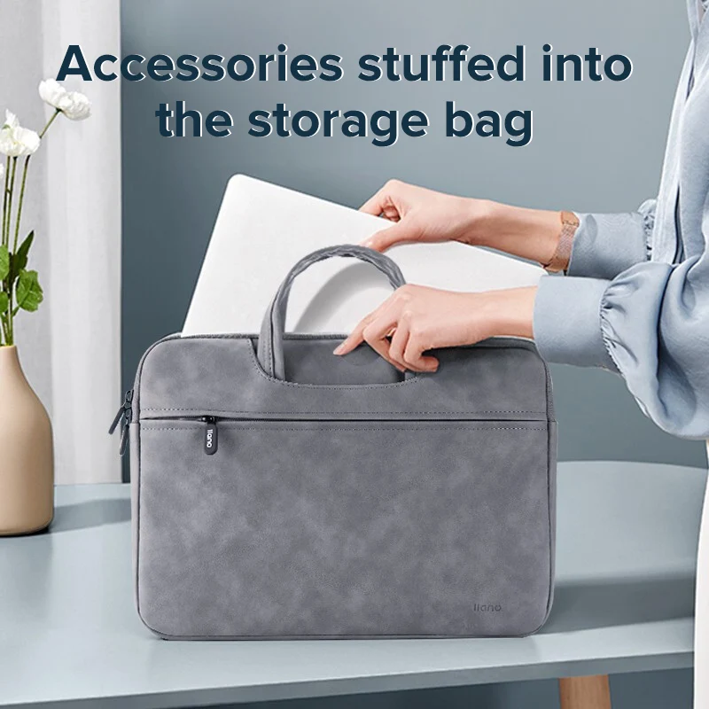 Большая Водонепроницаемая Кожаная Сумка Llano Для Ноутбука 13 3/14 4/15 6 Дюймов Ipad