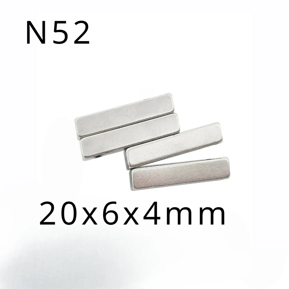 N52 20x6x4 неодимовые магниты сильные момомор поисковая Магнитная панель Ndfeb Ebike