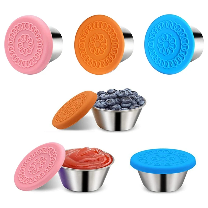 Акция! Контейнер для салата небольшой контейнер соуса 6 наборов контейнеров