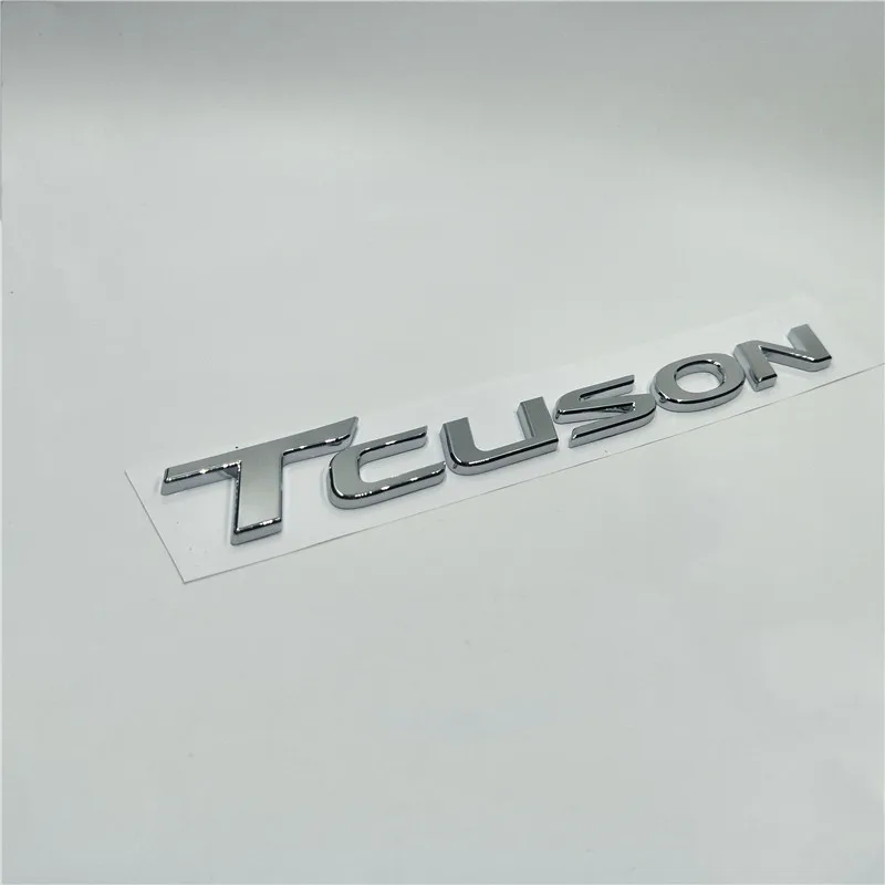 Для Hyundai Tucson 2010-2014 Задняя Крышка багажника Серебряная черная эмблема значок