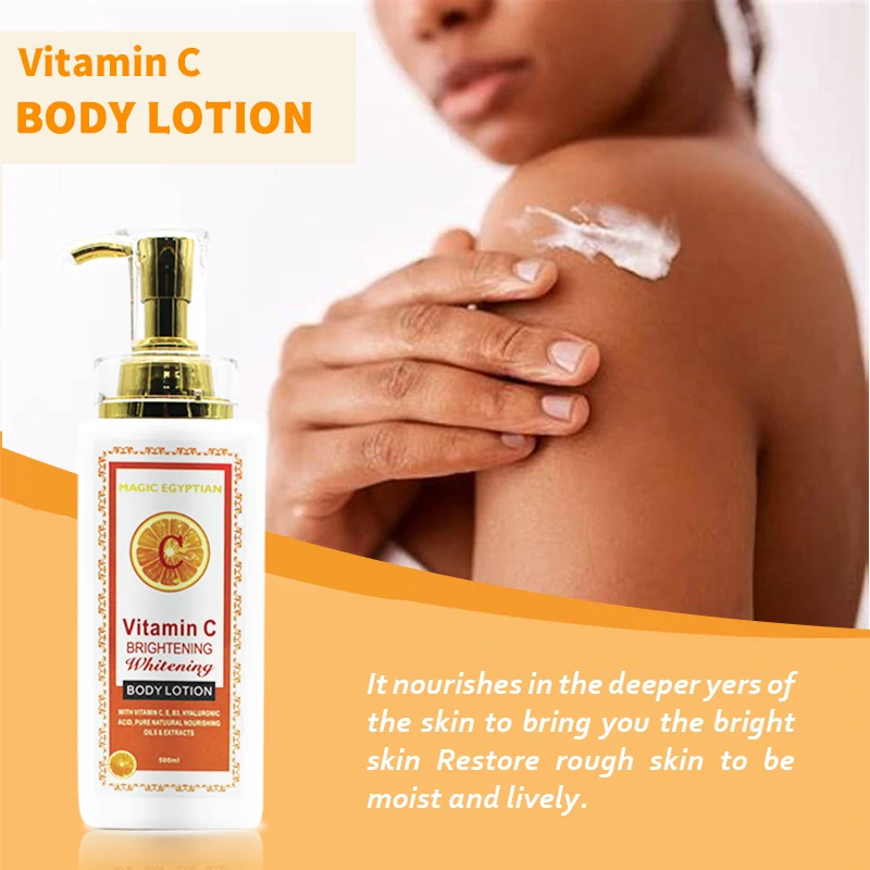 

Gluta Master Orange Vitamin C Body Lotion Whitening Brightening Moisturizing for Glowing Skin Natural Skincare Body Lotion 500ml