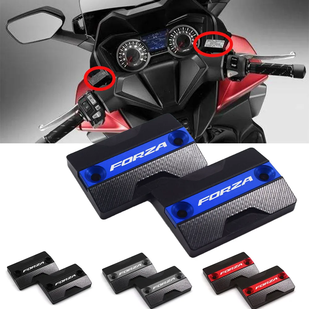 

Motorcycle CNC Front Brake Fluid Reservoir Oil Cup Cap Master Cylinder Cover For HONDA FORZA300 FORZA 125 300 2017 2018 2019