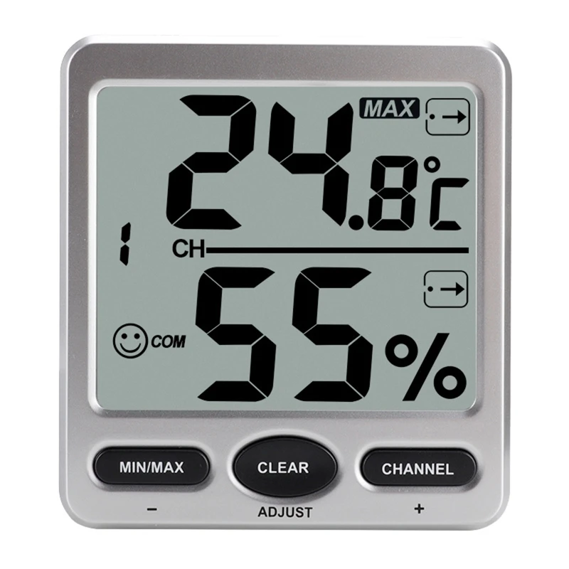 

Indoor Digital Thermometer Hygrometer Home Bedroom Living Room Air Temperature