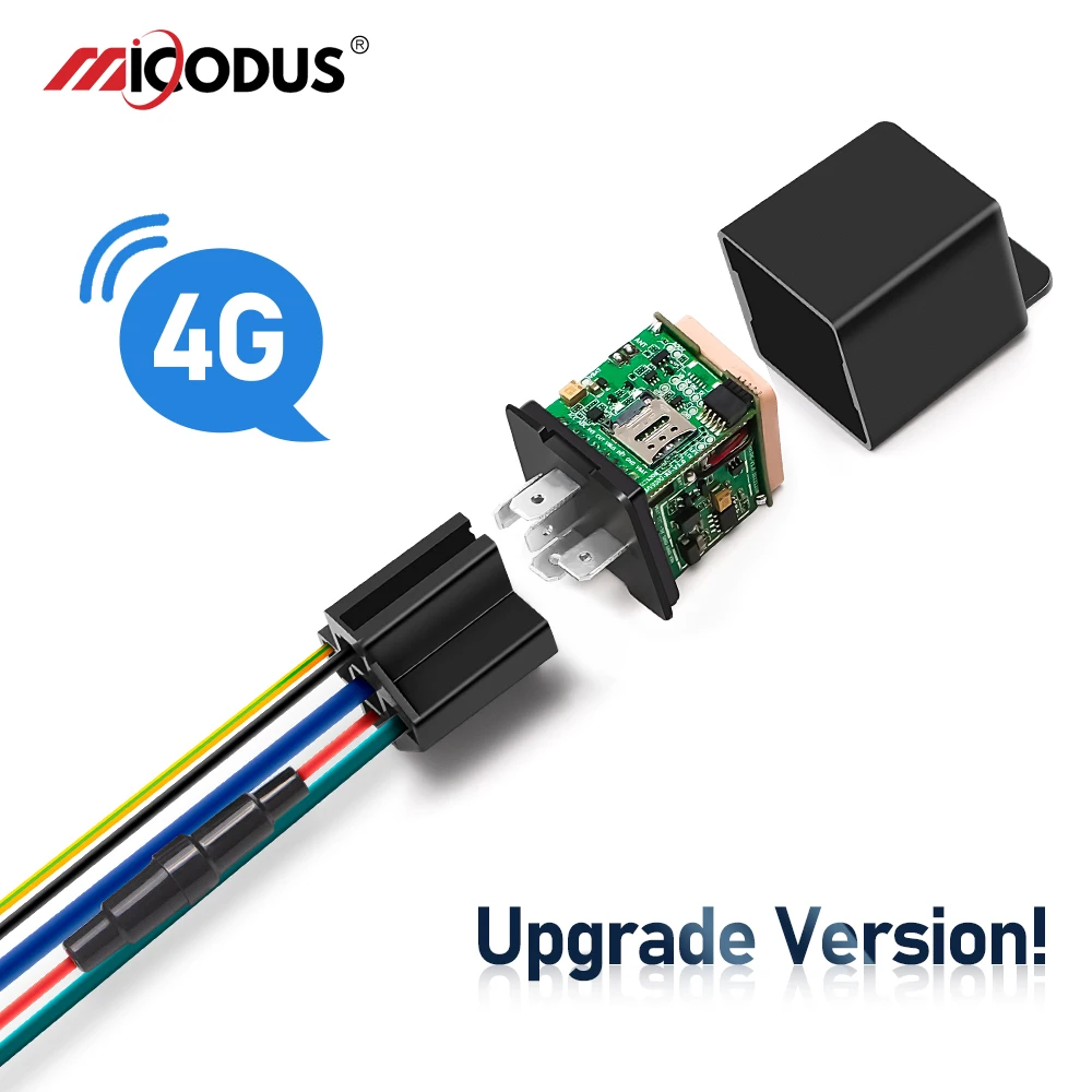GPS Трекер Relay 4G MiCODUS MV930G Детекция ACC Отключение Двигателя Мини Устройство Для