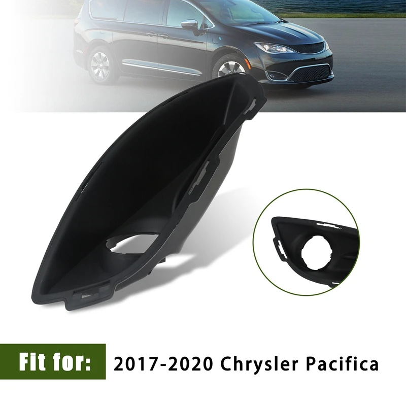 

1 Pair Car Foglight Driving Lamp Bezel Car Fog Cover Lamp For Chrysler Pacifica 2017-2020 68229006AA 68229007AA