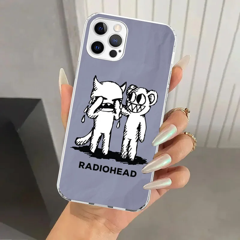 Фото Чехол Bnad R-Radiohead для iPhone 17 Air, 16, 15 Plus, 14, 13, 12, 11 Pro Max, 17E, 16E, 7, 8, SE 2020, мягкий чехол-накладка с принтом 17 Air №3