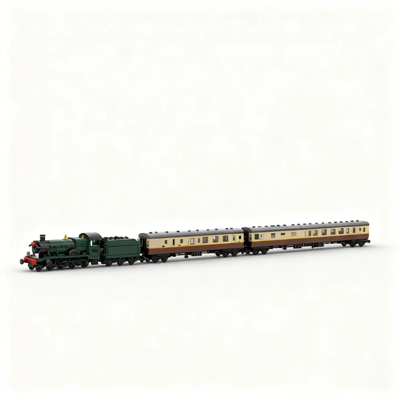 Фото 5997 деталей MOC-модели поезда Shakespeare Express 