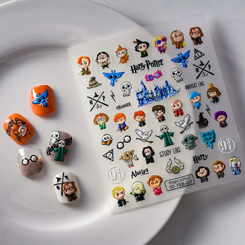 Наклейки для ногтей Harry Potter