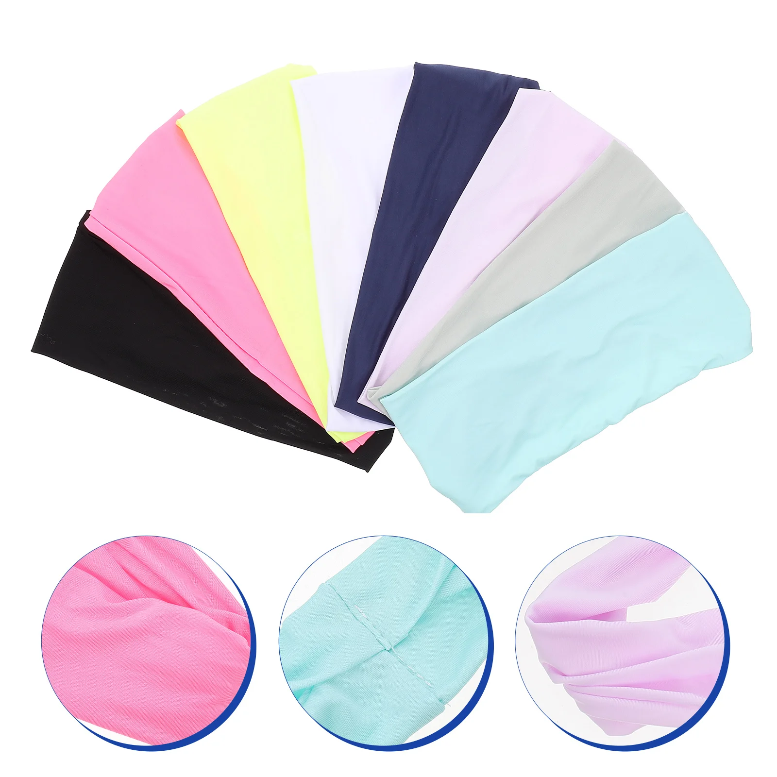 

8Pcs Sports Wear Resistant Headbands For Yoga Headbands For for Running Yoga Sports Outdoor