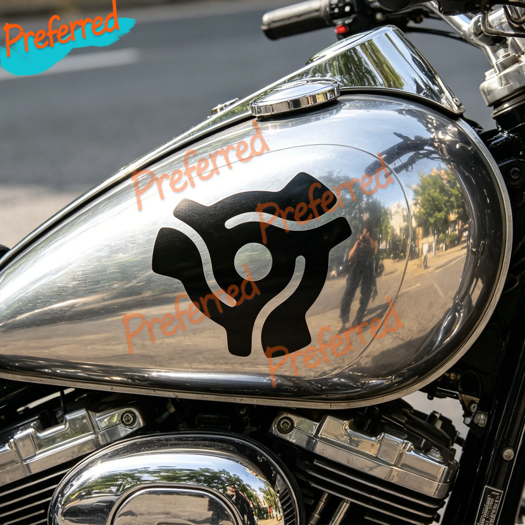 Фото 2 наклейки Record Center Sticker Northern Soul Tamla Motown Mod Scooter Dj Box Window, настраиваемые по размеру, без фона №1