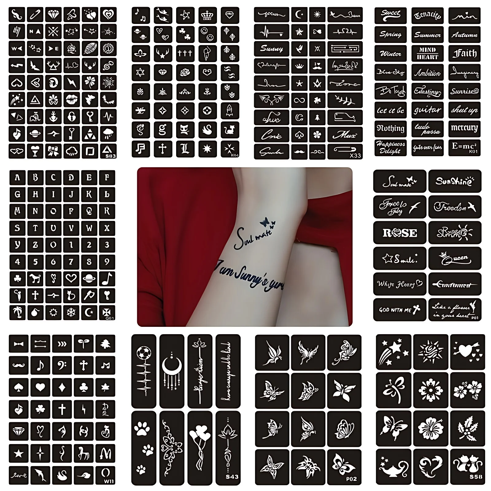 287 шт. временные фотообои для детей девочек женщин цветов облака искусственная