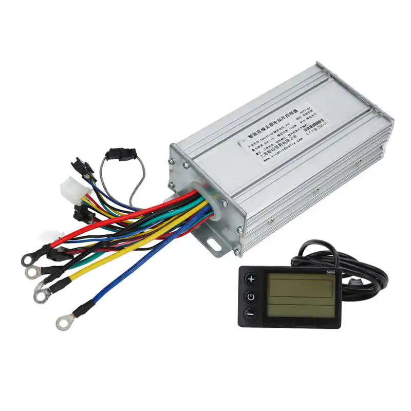 

48V 1000/1500W Electric Bike Motor Controller LCD Panel Kit Bike Conversion Brushless Motor Controller and S866 Panel