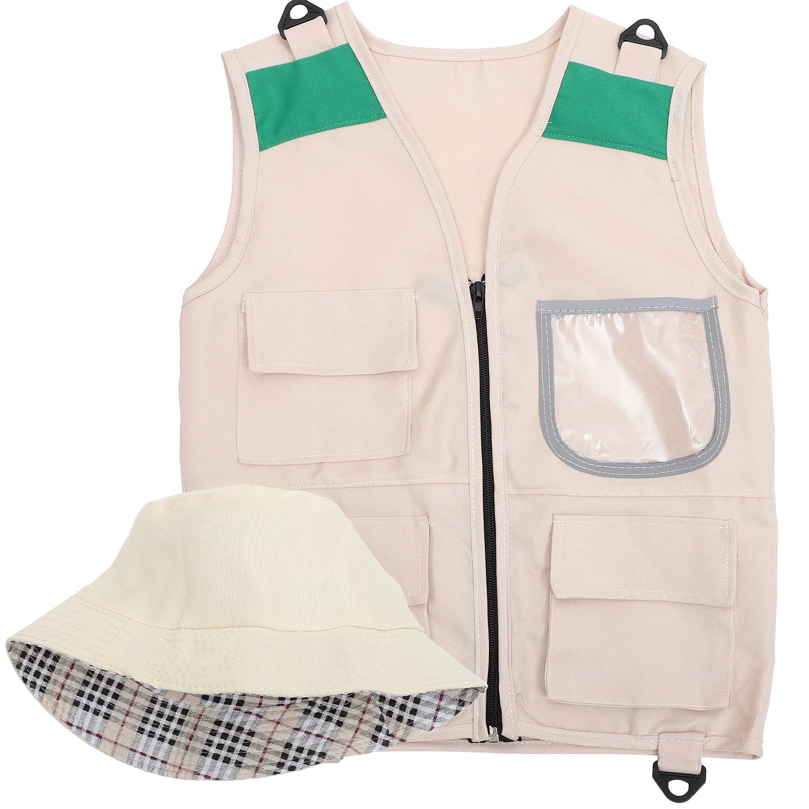 

Stage Costumes Child Camping Explorer Vest Kids Exploration Children Outdoor Hats Clothing Light Adventure Wear-resistant