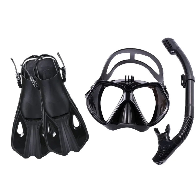 

Swimming Flippers Diving Fins Snorkeling Goggles Dive Snorkel Equipment Scuba Diving Swimming Fins Set Adult Flippers Underwater