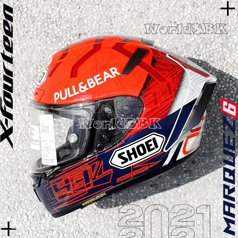 

X14 X-Fourteen X-Spirit 3 Full Face Motorcycle Helmet X14 Marquez 6 red ANT Helmet Motocross Racing Motorbike Riding Helmet