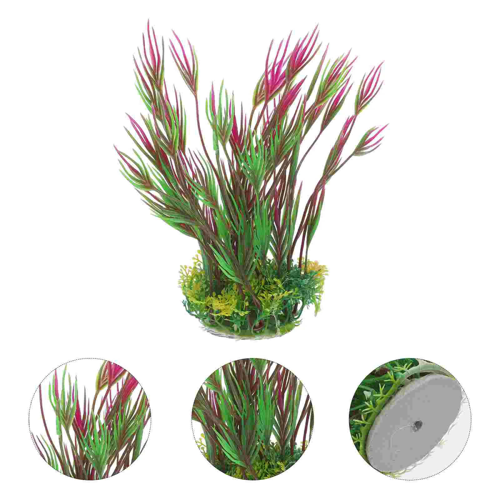 

2Pcs Fake Aquarium Grass Delicate Aquarium Decorative Fake Aquarium Supply