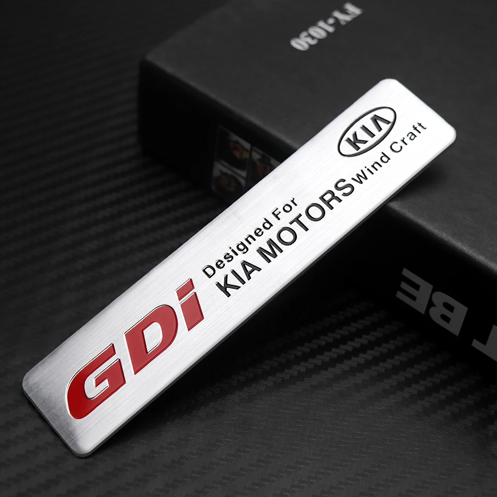 

1 шт., алюминиевая наклейка на задний багажник автомобиля, наклейка, украшение для KIA Ceed Sorento Sportage K3 Rio Soul Optima Cadenza Sonic Picanto