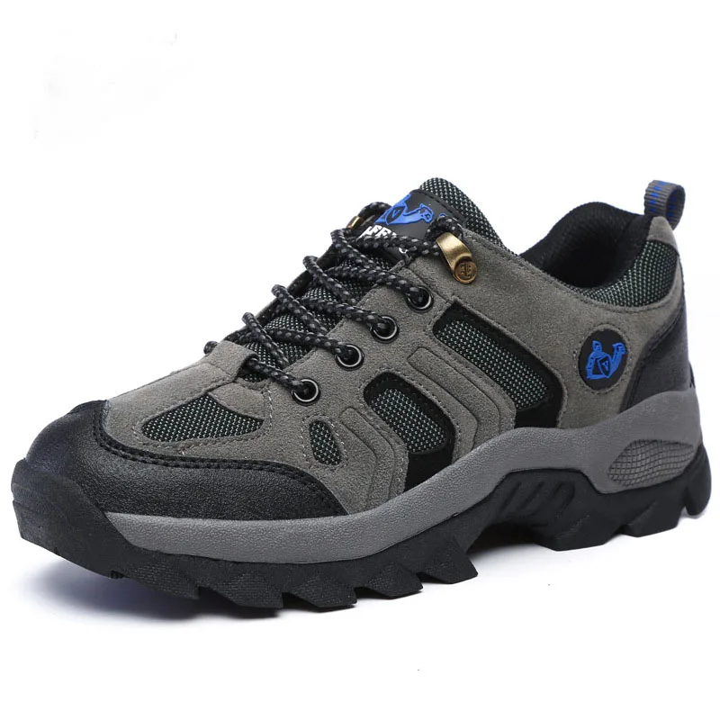 Couple Models of Outdoor Shoes Mountaineering Men Women Breathable Hiking Shoes Sneakers  Climbing Lace-up Anti-slip Resistant