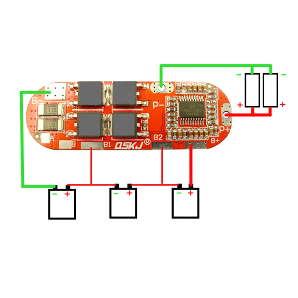 

Battery Protection Charging Pad For Power Tools BMS Circuit High Current Lithium Battery Protection Small Volume