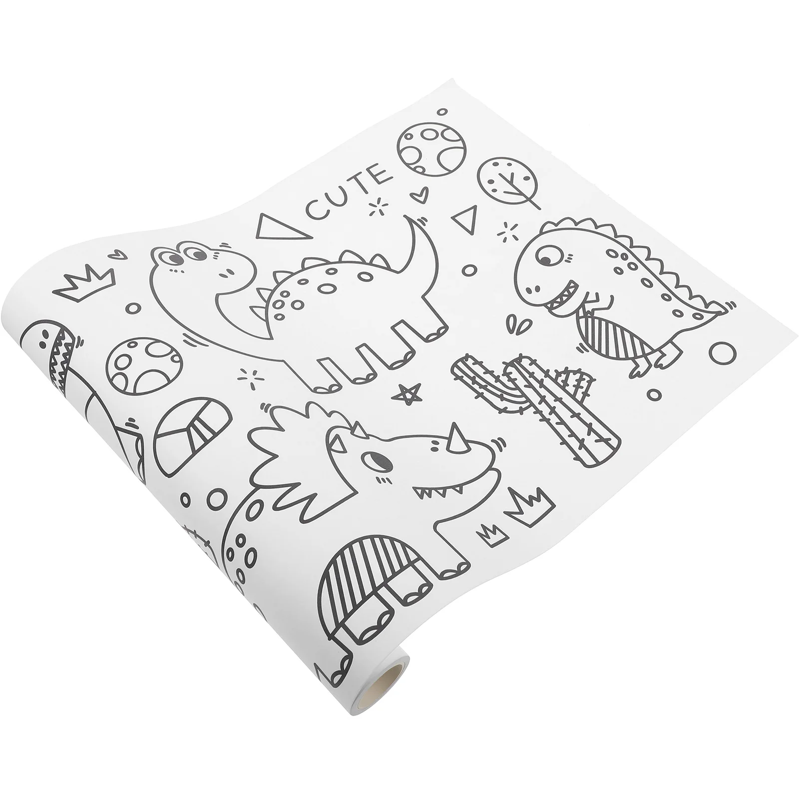 

Children's Painting Scroll Kid Crafts Color Drawing Toddler And Crafts Poster Supply Wall Decal