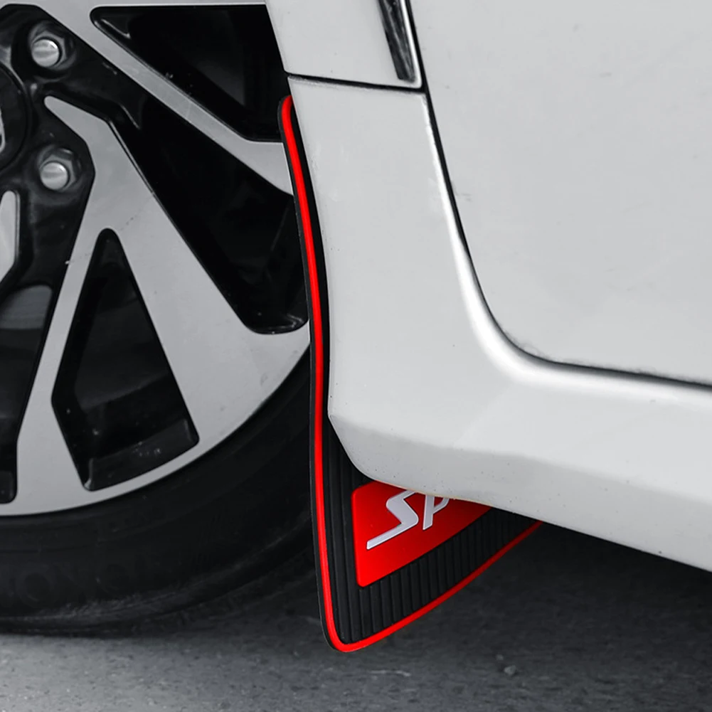 

Universal Black Racing Mud Flaps Splash Guards Mudguards For Peugeot FIAT Citroen VW AUDI Ford Renault Car Van Pickup