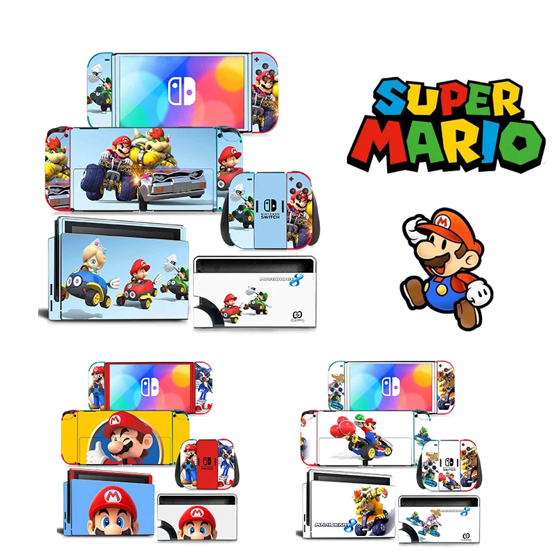 Переключатель Super Mario NS с консолью oled украшение для контроллера Joy-Con 1 набор