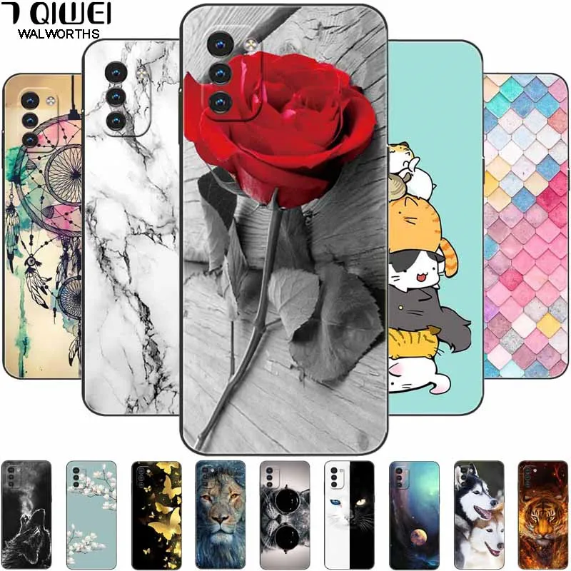 Чехол для Nokia G21 чехол G11 силиконовый мягкий мраморный Кот ТПУ задние Чехлы 2022 Coque