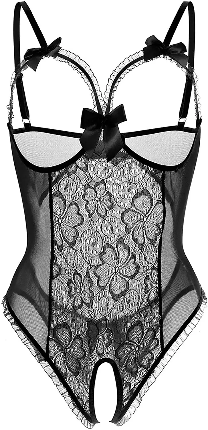 

Lingerie for Women One-Piece Teddy Lingerie Sexy Bodysuit Lace Nightie