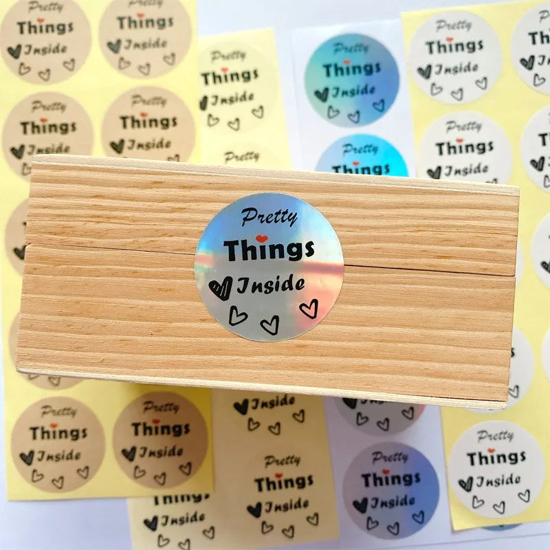 Бесплатная доставка 500 шт./набор привлекательные вещи внутри этикетка наклейки