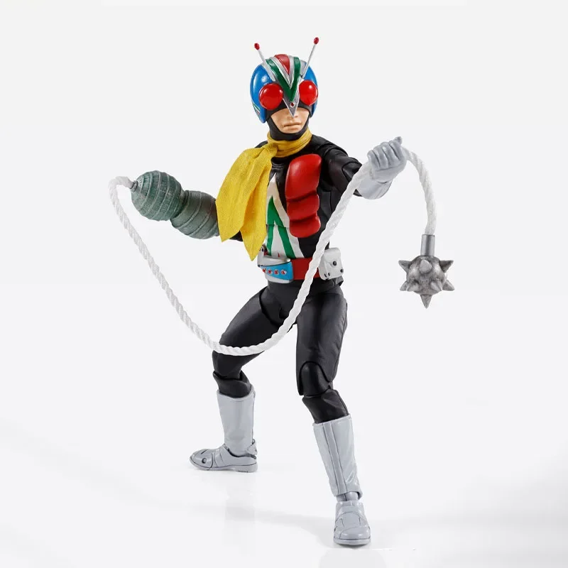 Фото Bandai натуральная фигурка Kamen Rider, модель комплекта, аниме-фигурки SHF Shinkocchou Seihou Riderman, коллекционная модель, экшн-фигурки, игрушки №4