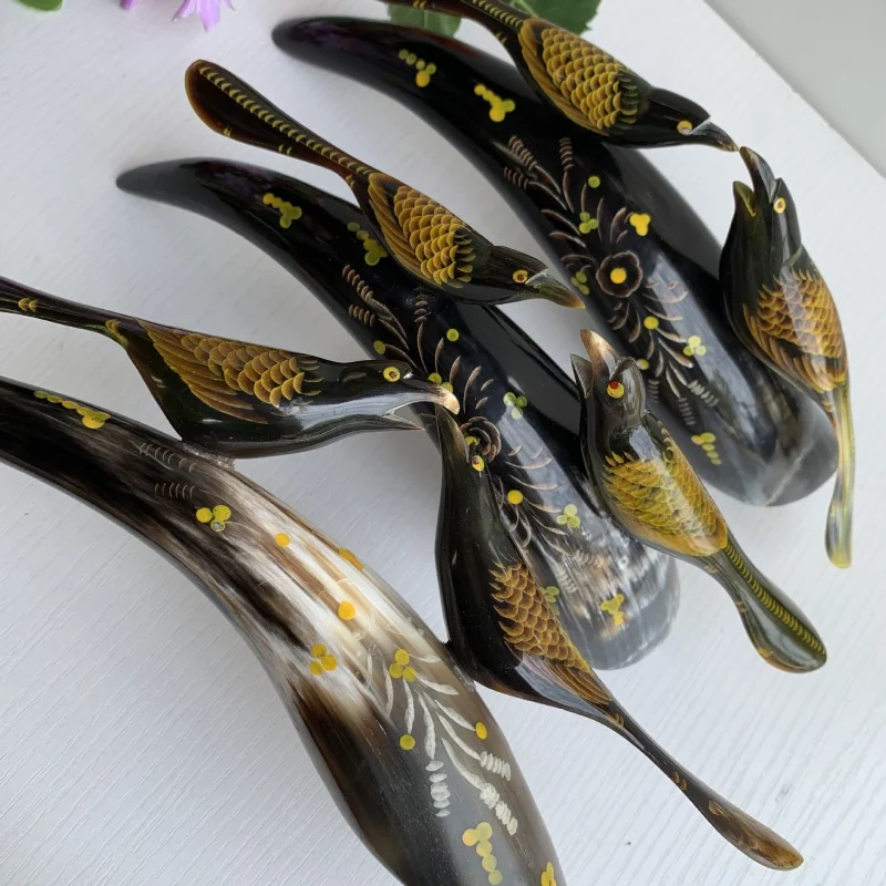 Рог ремесла волшебное ремесло двойной фотомагнитный рожок украшение окна рог