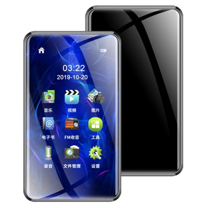 

Mp3-плеер с Bluetooth 3,5 дюймовым сенсорным экраном, портативный mp3-плеер Mp4 с динамиком и поддержкой TF-карты