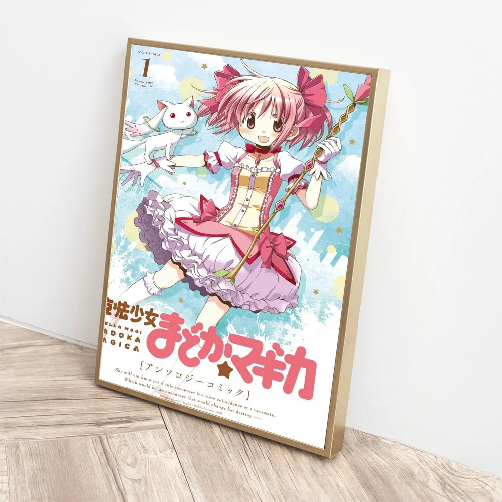 Puella Magi Madoka Magica водостойкая бумажная наклейка хорошего качества принты постеры