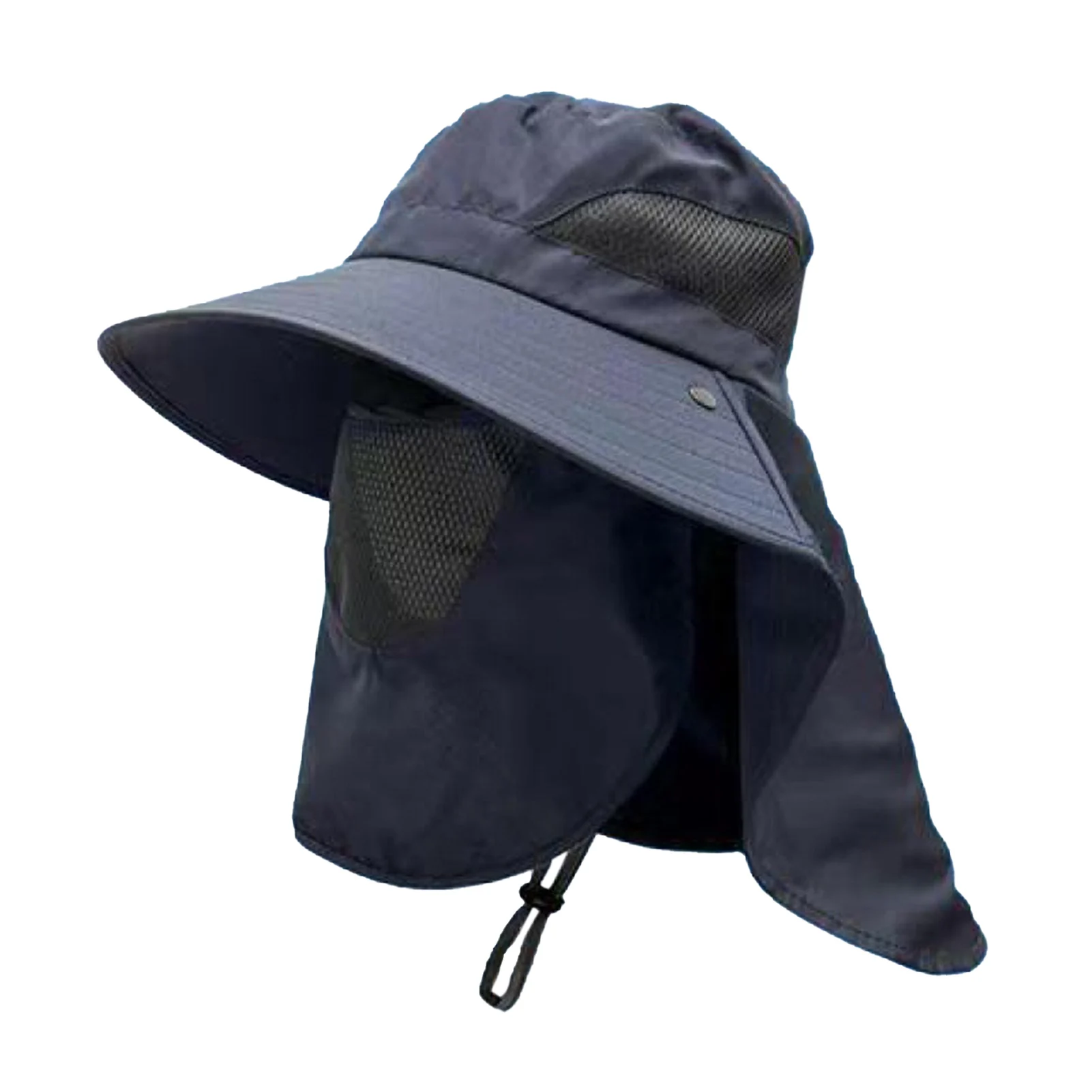 

Уличная рыболовная шляпа, шляпа от солнца, шляпа с широкая, с защитой от ультрафиолета краями, с клапаном на шею для лета, пляжа, рыбалки, походов, путешествий