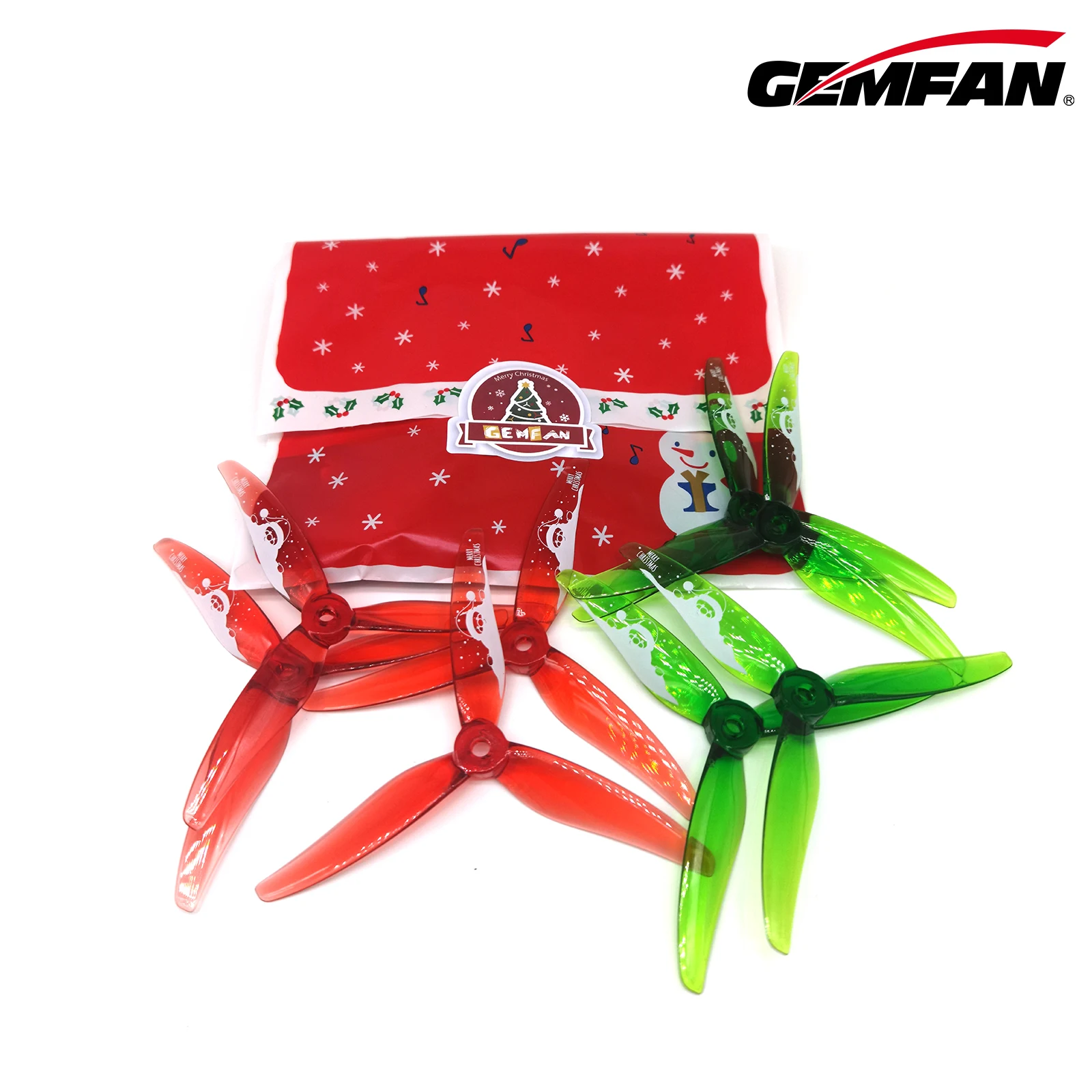 Gemfan Hurricane MCK 51466 V2 + Vannystyle Vanover 5136 Father Christmas Edition props