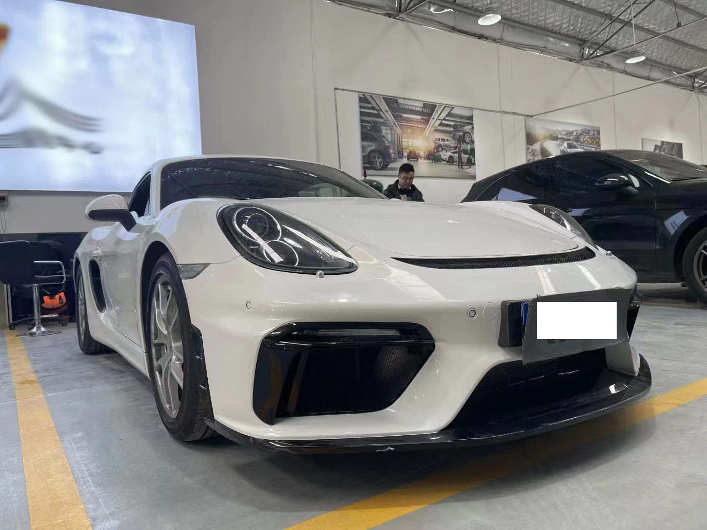 981 старый в новый GT4 передний Боди Комплект для 2013-2015 Porsche cayman/boxster модификация