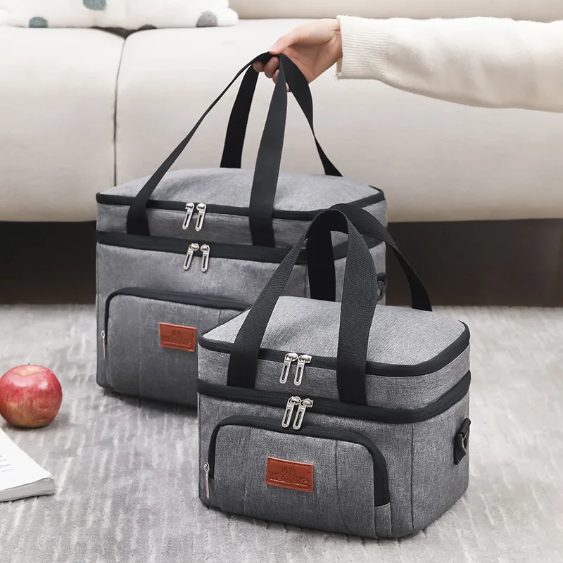 

Large Capacity Thermal Picnic Bag Storage Bag Food Beverage Fruit Fresh Keeping Storage Bag for Outdoor Camping Picnic