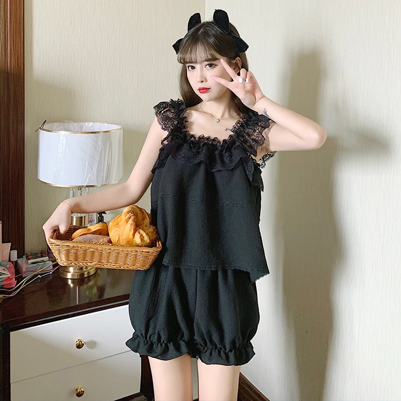 Пижама женская летняя новая хлопковая