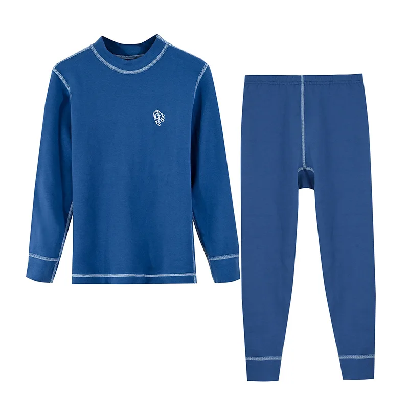 

Children Thermal Underwear Set Winter Warm Thicken Boys Girls Long Johns Double Sanding Kids Homwear 13 14 15 Years Girl Pajamas