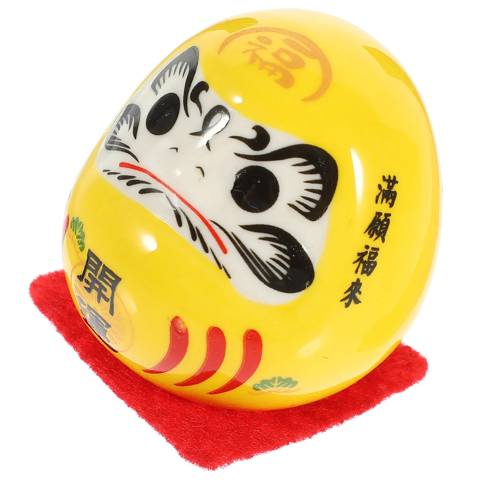 Дхарма Яйца Красный Декор Керамическая Фигурка Украсить Дарума Фортуна Орнамент