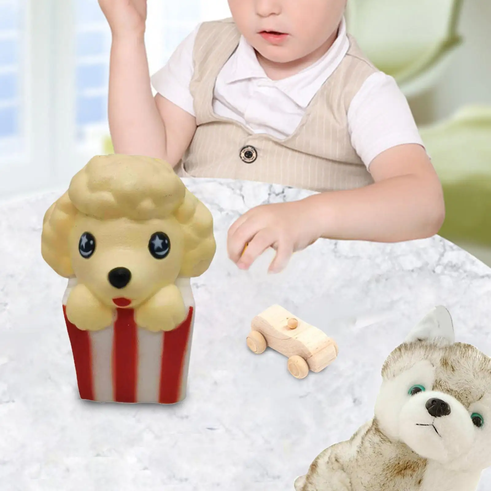 

PU Leather Stress Relief Decompress for Game Props Children